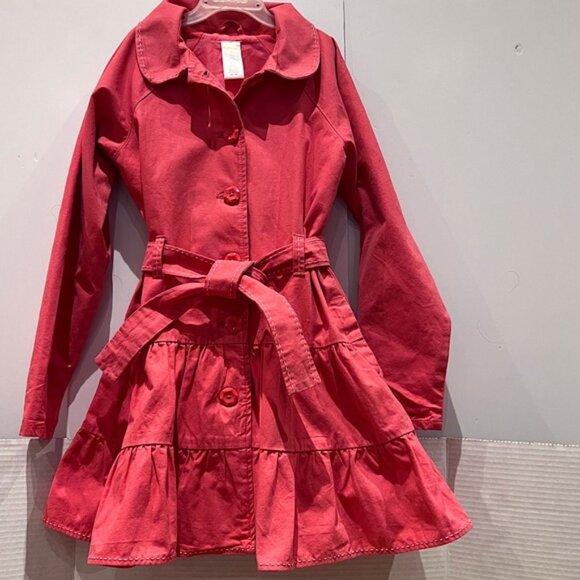 Gymboree Girls trench coat Jacket Size Medium ( 8-10 years old) - Picture 4 of 11